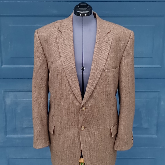 Saddlebred Men's 100% LambsWool Lux Blazer (CAMBODIA)